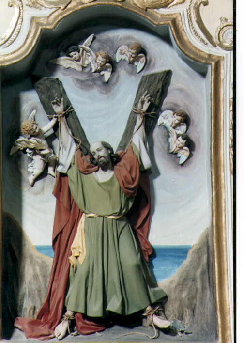 Sant'Andrea (rilievo) di Guacci Luigi (bottega) (fine/inizio secc. XIX/ XX)