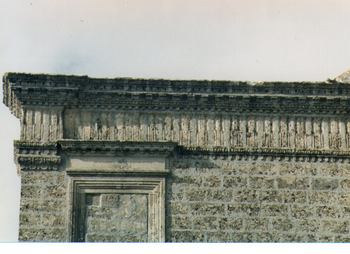 cornicione - ambito salentino (ultimo quarto sec. XVI)
