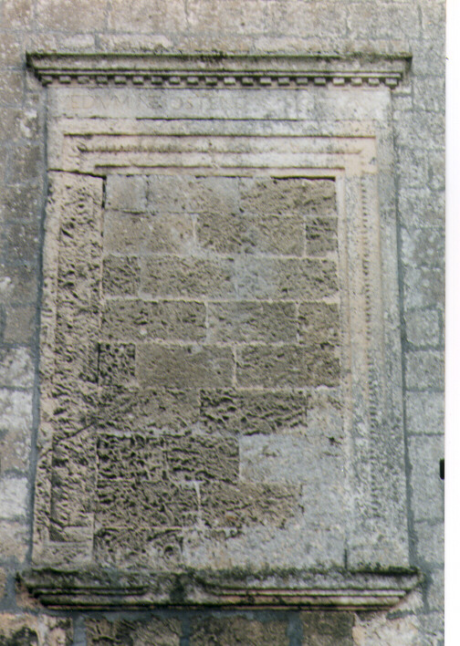 mostra di finestra, serie - ambito salentino (ultimo quarto sec. XVI)