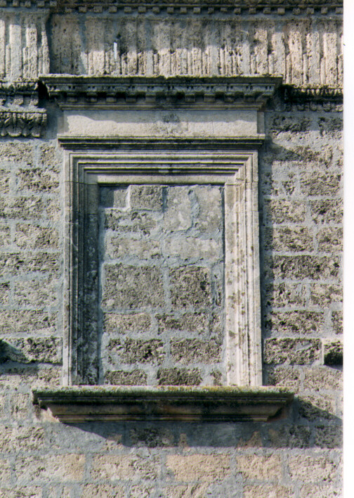 mostra di finestra - ambito salentino (primo quarto sec. XVII)