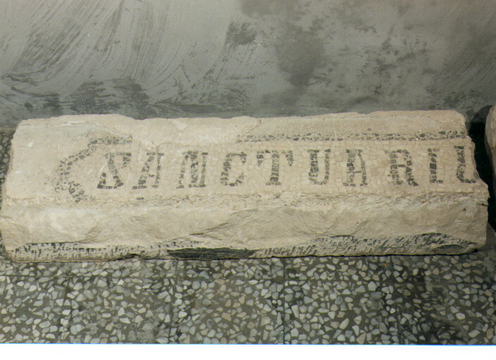 pavimento, frammento - ambito salentino (sec. XIX)