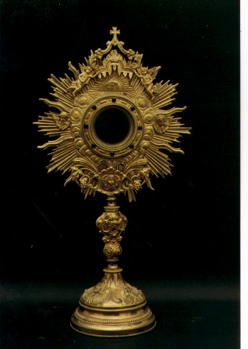 ostensorio - produzione Italia meridionale (primo quarto sec. XX)