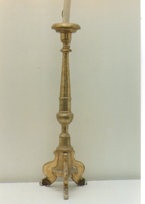 candeliere d'altare, serie - ambito Italia meridionale (sec. XIX)