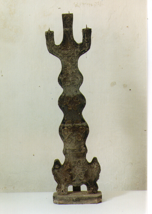 candeliere - ambito salentino (seconda metà sec. XIX)