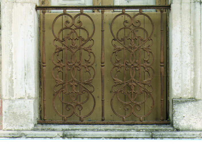 ringhiera, serie - ambito salentino (inizio sec. XX)