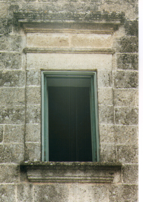 mostra di finestra, serie - ambito salentino (prima metà sec. XIX)