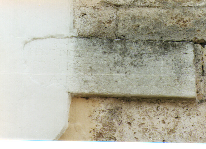 lapide documentaria - ambito salentino (sec. XVIII)