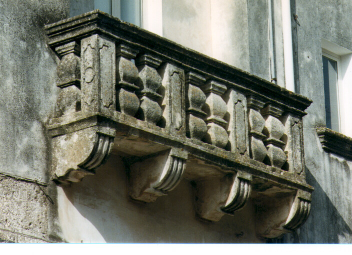balcone - ambito salentino (ultimo quarto sec. XVIII)