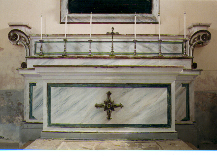 altare - ambito salentino (ultimo quarto sec. XIX)