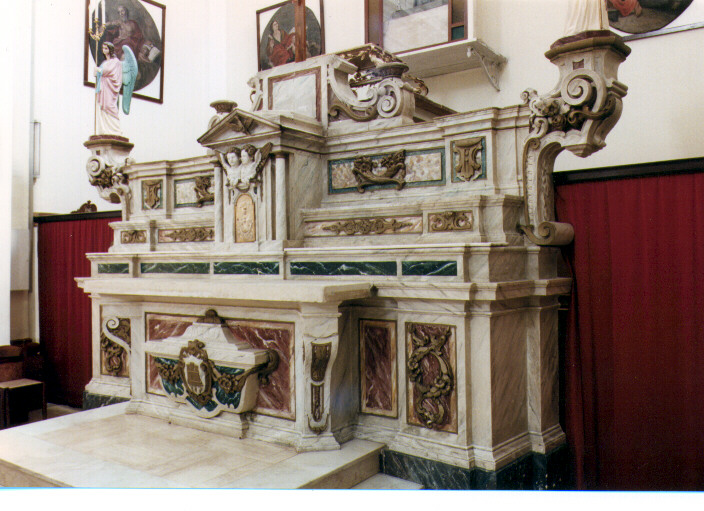 altare maggiore - ambito salentino (sec. XIX)