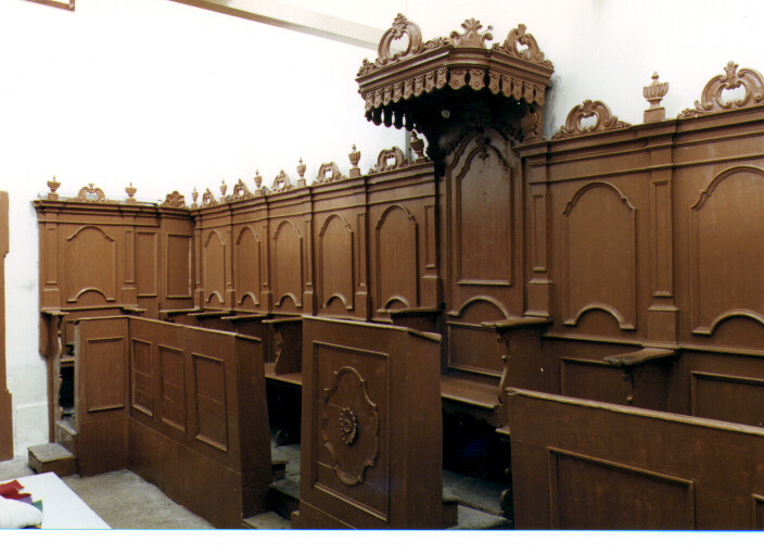 stalli del coro - ambito salentino (primo quarto sec. XIX)
