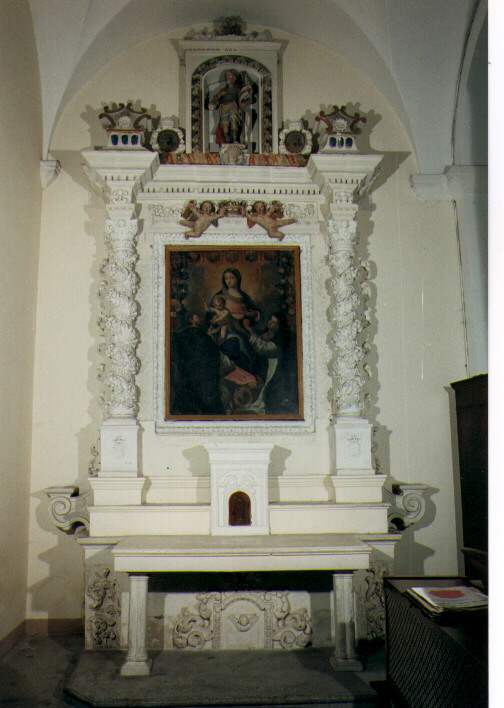 altare - ambito salentino (metà sec. XVII)