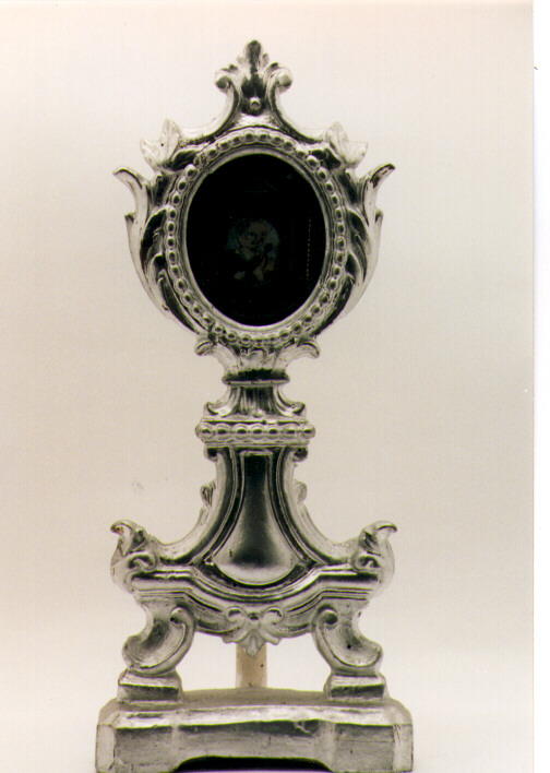 reliquiario - a ostensorio - ambito Italia meridionale (prima metà sec. XIX)