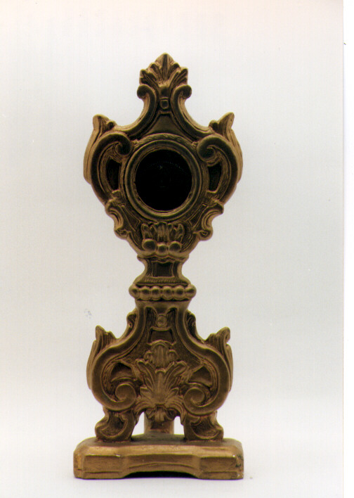 reliquiario - a ostensorio - ambito pugliese (prima metà sec. XIX)