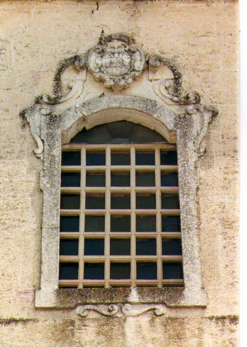 mostra di finestra - ambito salentino (prima metà sec. XIX)