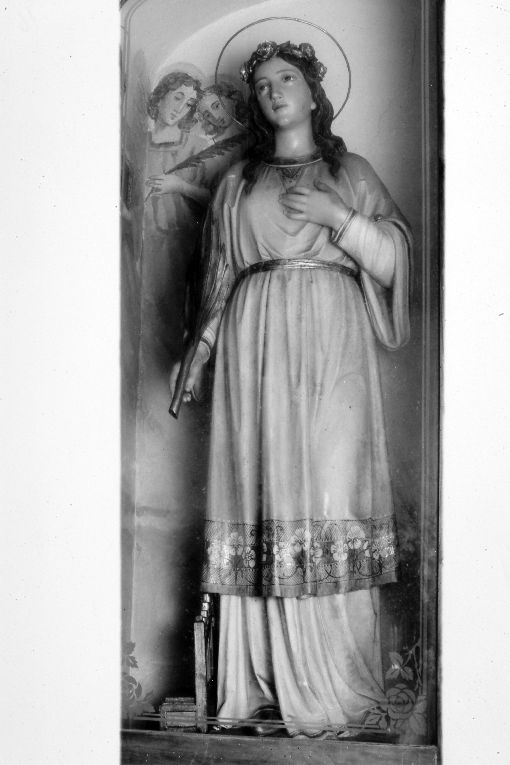 Santa Cecilia (statua) - manifattura salentina (prima metà sec. XX)