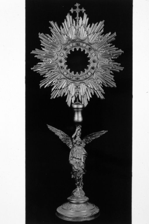 ostensorio - a raggiera - manifattura Italia meridionale (sec. XIX)