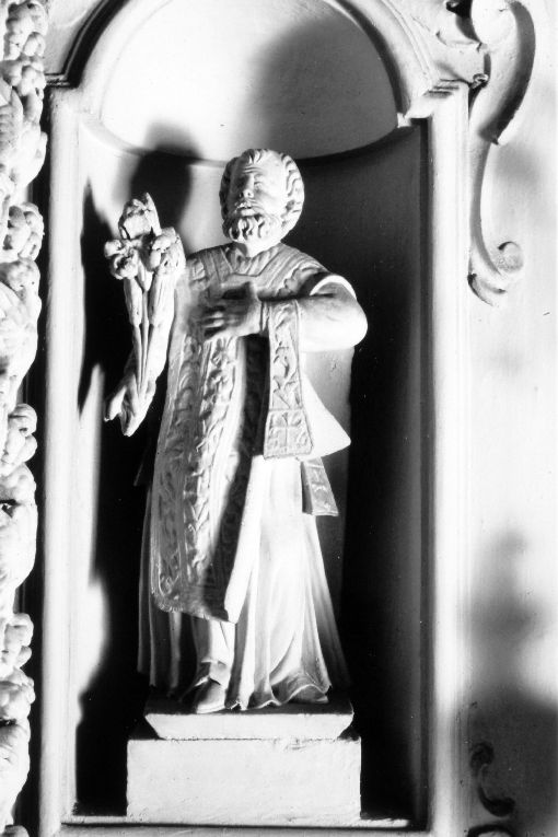 San Nicola Avellino (statua) di Buffelli Placido (sec. XVII)