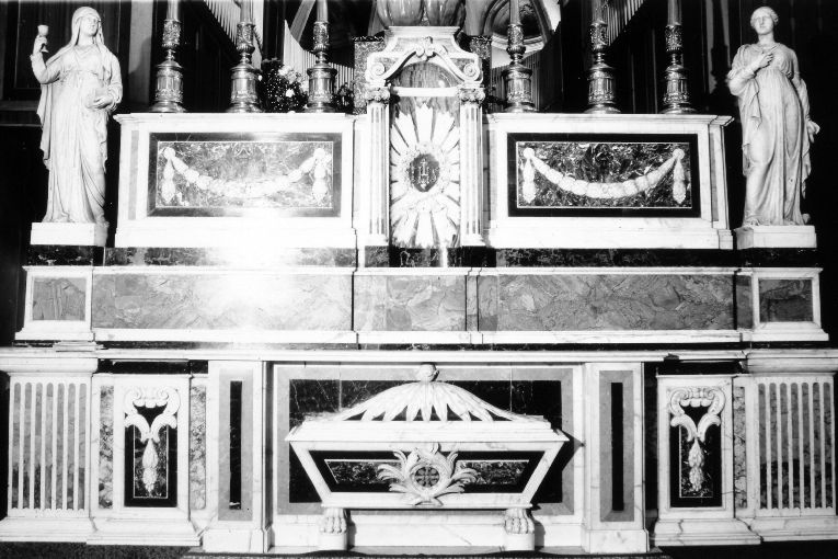 altare maggiore - ambito napoletano (sec. XIX)