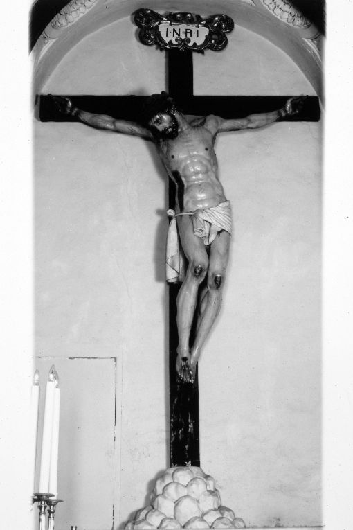 Cristo crocifisso (crocifisso) - ambito Italia meridionale (sec. XVIII)