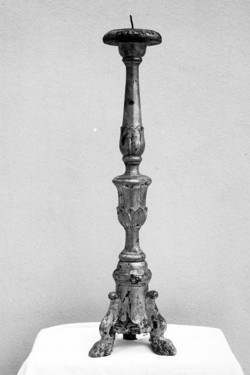 candeliere - ambito salentino (prima metà sec. XIX)