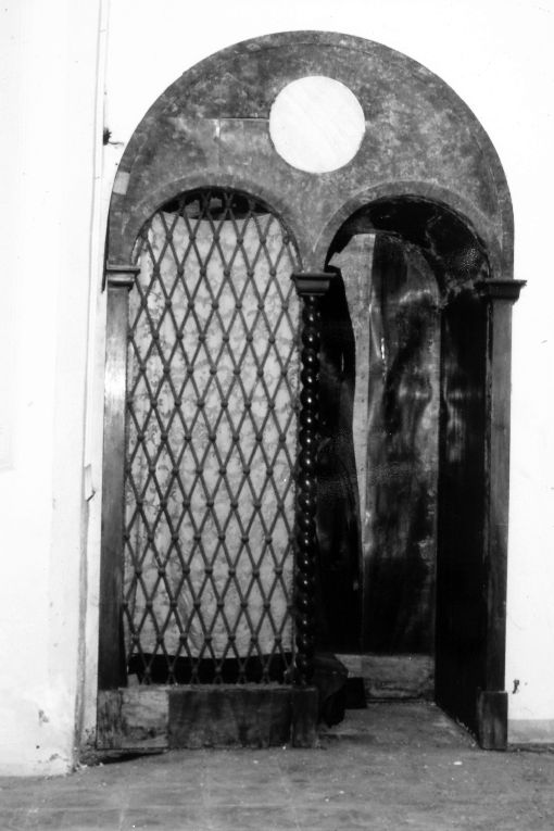 confessionale - ambito salentino (ultimo quarto sec. XIX)