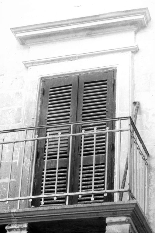 mostra di portafinestra - ambito salentino (ultimo quarto sec. XVIII)