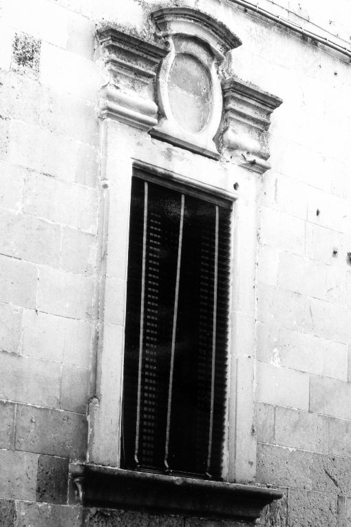 mostra di finestra, serie - ambito salentino (sec. XVIII)