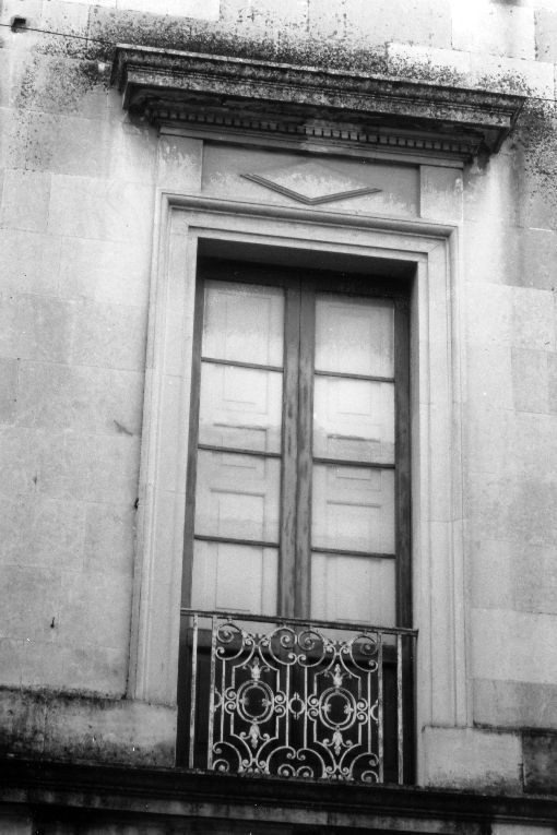 mostra di portafinestra, serie - ambito salentino (primo quarto sec. XX)