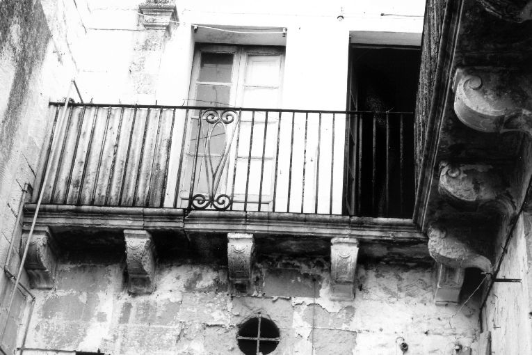 balcone, serie - ambito salentino (primo quarto sec. XIX)