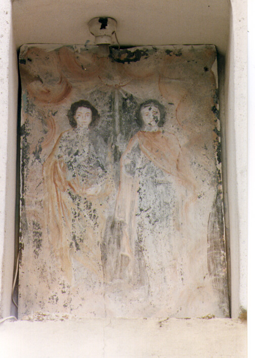 Santi Medici (dipinto) - ambito salentino (primo quarto sec. XX)