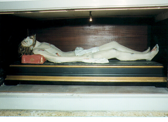 Cristo morto (statua) - bottega salentina (sec. XIX)