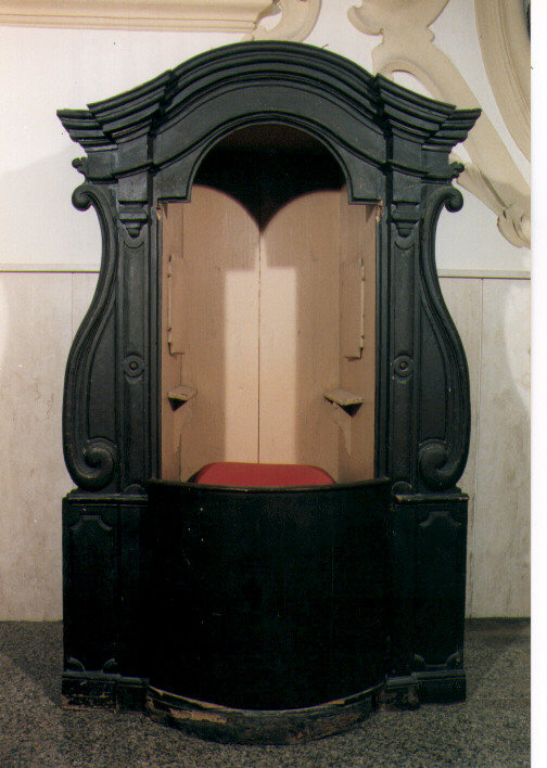 confessionale - ambito salentino (ultimo quarto sec. XVIII)