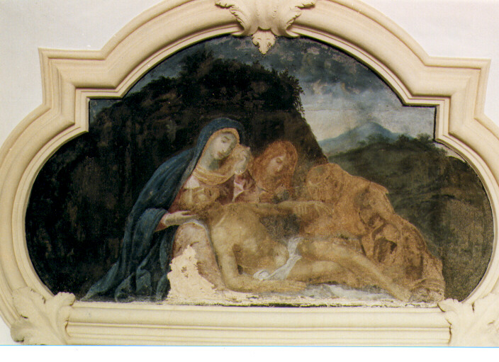 Compianto sul Cristo morto (dipinto) - ambito pugliese (primo quarto sec. XVII)