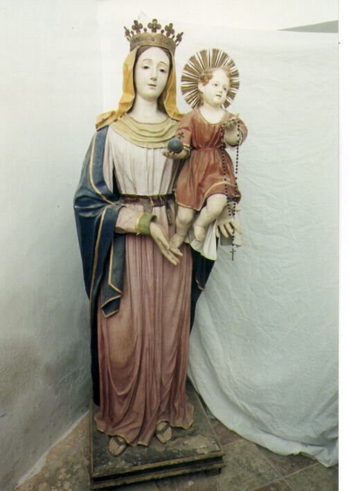 Madonna del Rosario (statua) - ambito salentino (fine/inizio secc. XIX/ XX)
