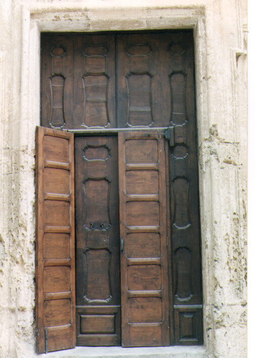 porta - ambito pugliese (ultimo quarto sec. XVIII)