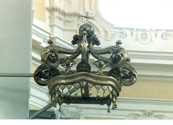 corona pensile - ambito Italia meridionale (seconda metà sec. XVIII)