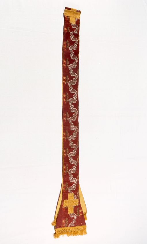 stola - manifattura Italia meridionale (fine/inizio secc. XVIII/ XIX)