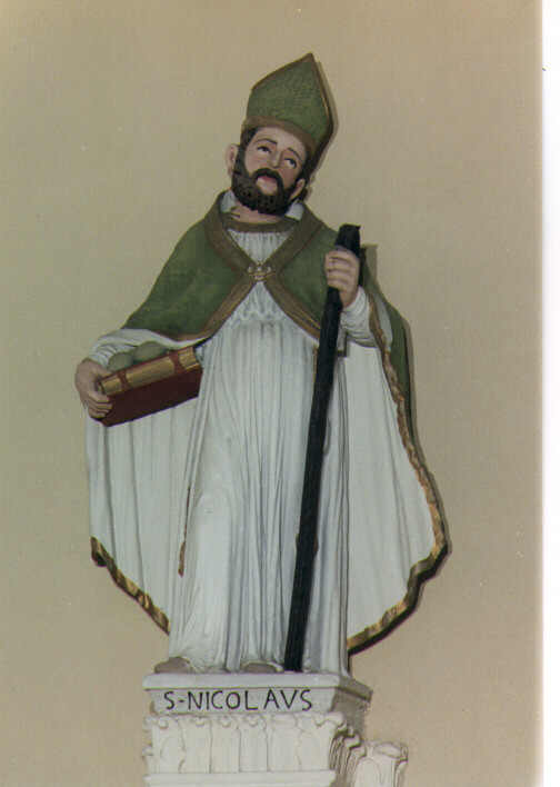 San Nicola (statua) - ambito salentino (ultimo quarto sec. XVII)
