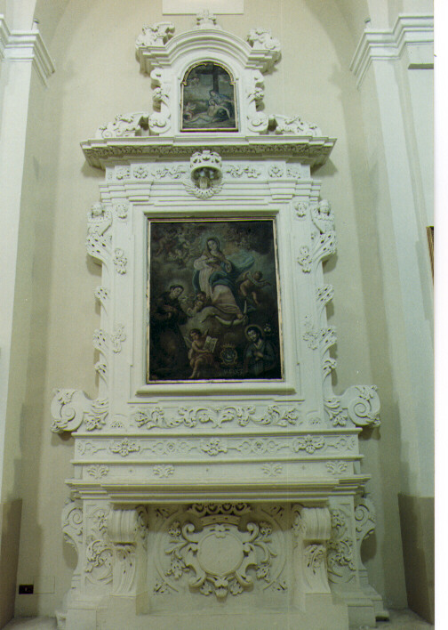 altare - ambito salentino (metà sec. XVIII)