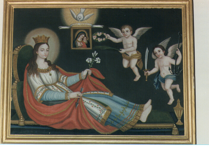 Santa Filomena (dipinto) - ambito salentino (ultimo quarto sec. XIX)