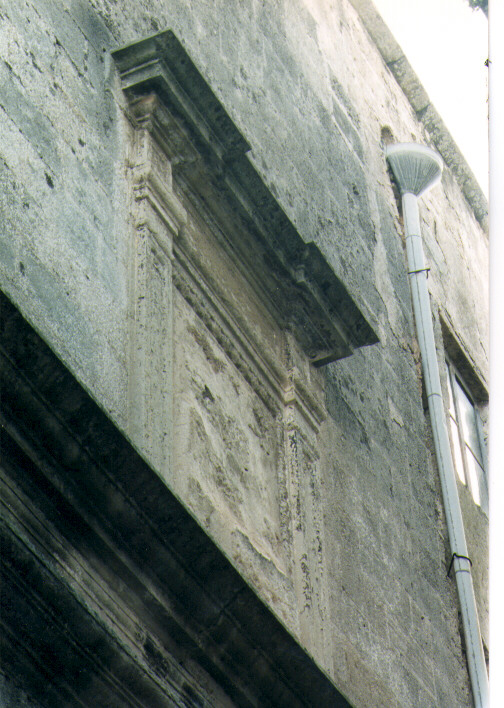 mostra di finestra - ambito salentino (prima metà sec. XVII)