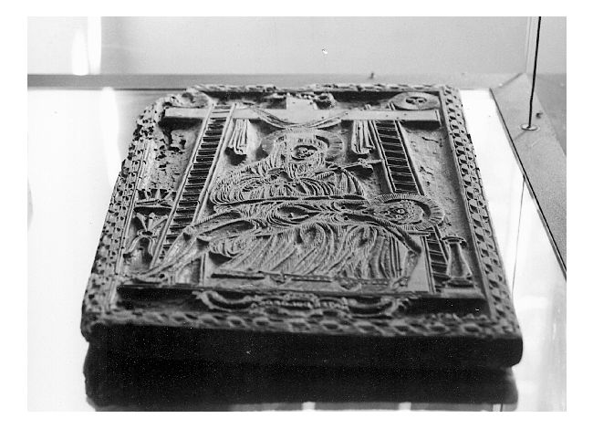 Madonna Addolorata, Cristo morto, croce e strumenti della passione (matrice) - produzione pugliese (sec. XIX)