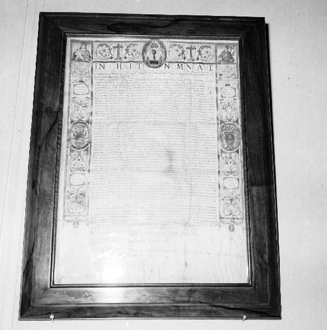 simboli e arredi liturgici/ motivi decorativi floreali (disegno) - ambito romano (sec. XVI)