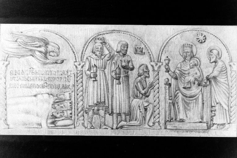 adorazione dei Re Magi (disegno) di D'Andrea Antonio (sec. XX)