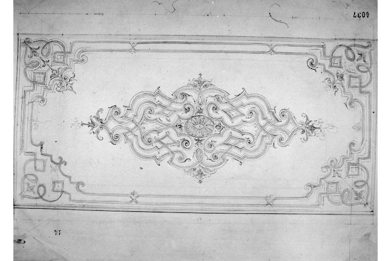 Decorazione (disegno) di Cavoti Pietro (seconda metà sec. XIX)