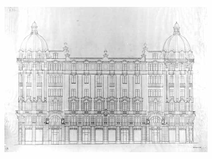 palazzo dell'Acquedotto a Foggia (disegno tecnico, opera isolata) - ambito pugliese (sec. XX)