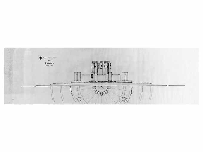 fontana di piazza Roma a Bari (disegno, opera isolata) - ambito pugliese (sec. XX)