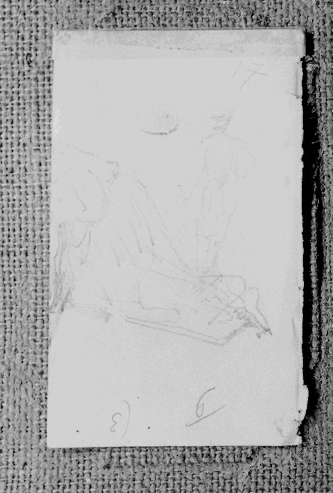 guerriero (disegno) di Altamura Francesco Saverio Raffaele (sec. XIX)