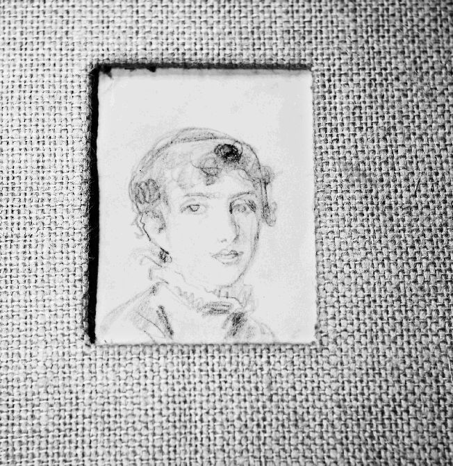 testa di donna (disegno) di Altamura Francesco Saverio Raffaele (sec. XIX)